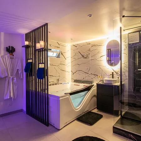 91 Avec Jacuzzi Privatif 30 Min De Paris Pour Nuit Insolite * 롱쥐모